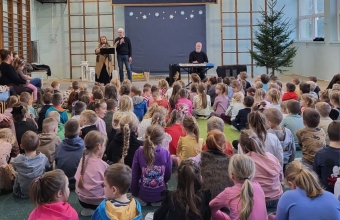 Muzycy podczas audycji.