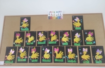 przedszkolaki wykonaly prace pt. Kaczka Dziwaczka