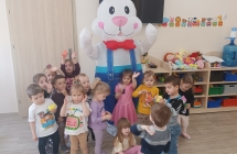 Zajaczek Wielkanocny w grupie I