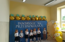 Pasowanie na pzredszkolaka- grupa X