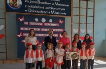 Dzieci z oddzialu w Milaczewie  z dyplomemem
