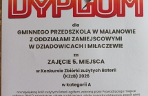 Dyplom z a zajecie 5. miejsca. (1)