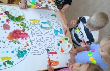 Wspolna praca plastyczna - grupa IX