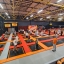 Widok na trampoliny